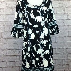 LOFT Three Quarter Sleeve Dress